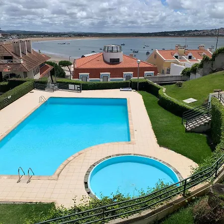 Sea View, Beachfront, Swimming Pool, Free Parking Διαμέρισμα Sao Martinho do Porto